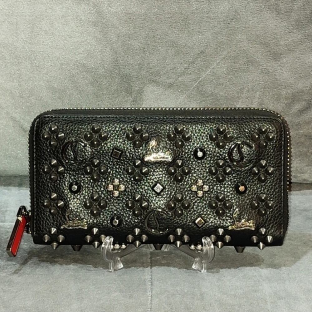 CHRISTIAN LOUBOUTIN PANETTONE GRAINED CALF LEATHER LOUBINTHESKY SEVILLE SPIKES